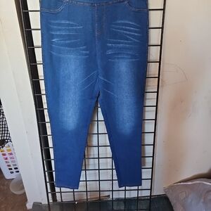 Women’s Skinny Jeans - Blue Stretch Denim
